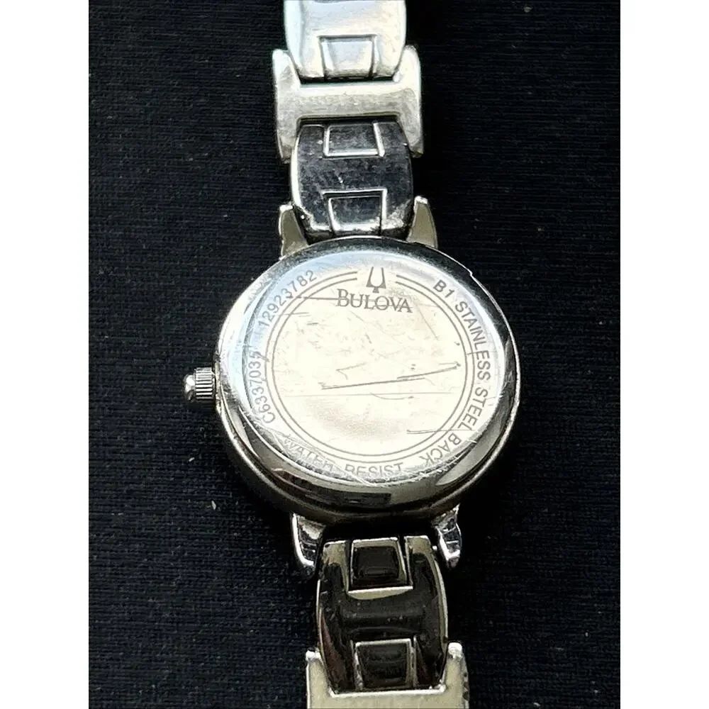 Bulova MOP Dial Silver Tone Women’s Quartz Watch